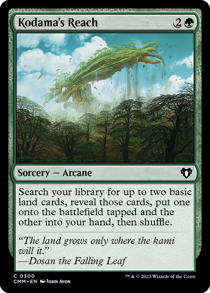 Kodama's Reach — Commander Masters 300/1067
