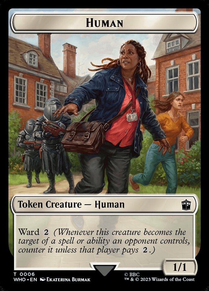 Human — Doctor Who Tokens 6/64