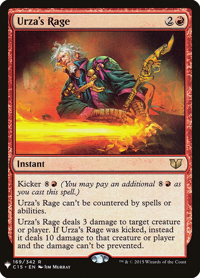 Urza's Rage — The List C15-169/5581