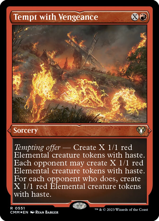 Tempt with Vengeance — Commander Masters 551/1067