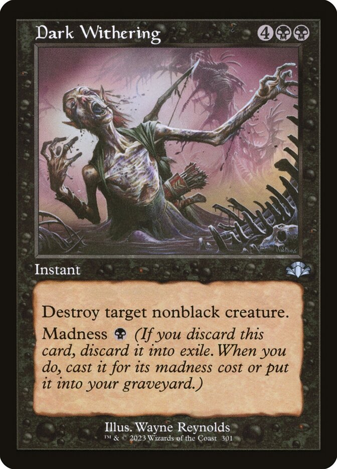 Dark Withering — Dominaria Remastered 301/457