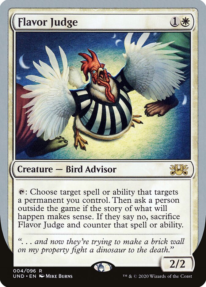 Flavor Judge — Unsanctioned 4/96