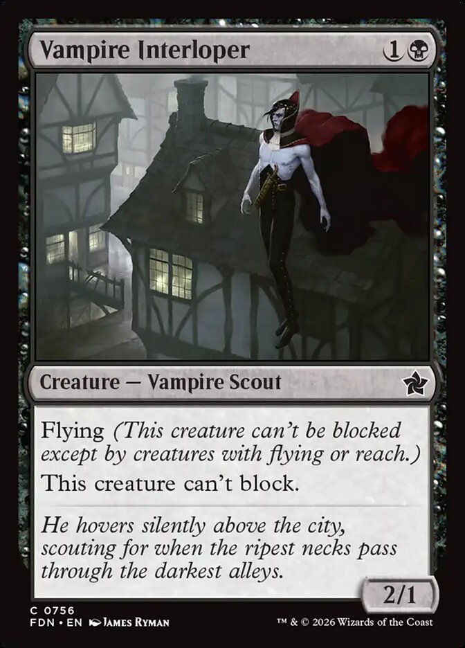 Vampire Interloper — Foundations 756/771