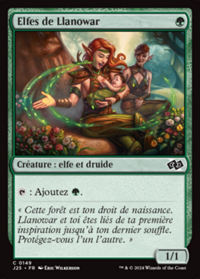 Elfes de Llanowar — Foundations Jumpstart 149/779