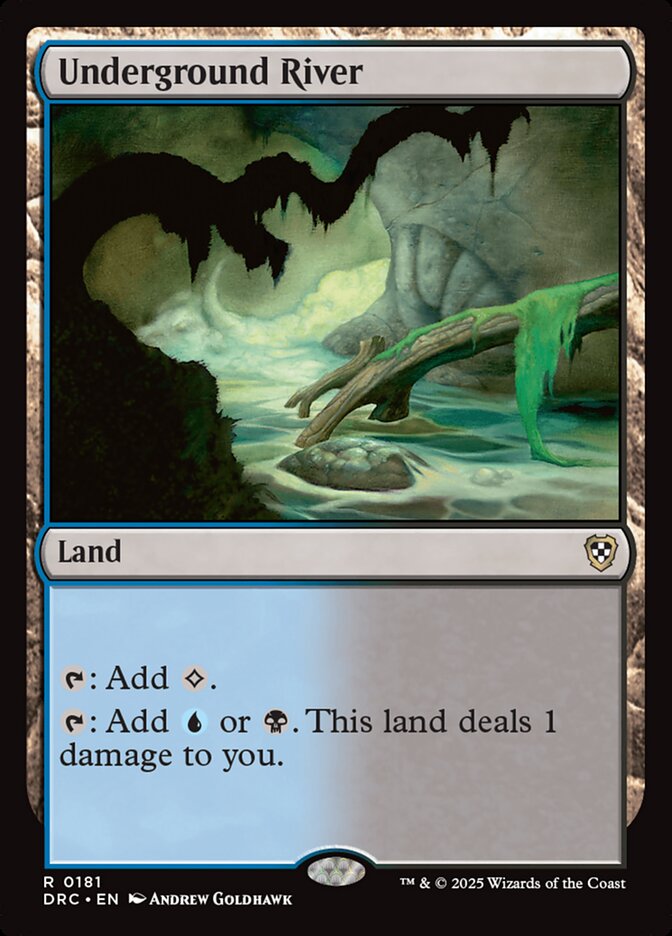 Underground River — Aetherdrift Commander 181/184