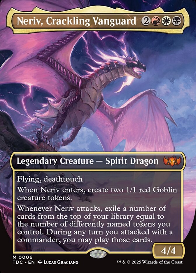 Neriv, Crackling Vanguard — Tarkir: Dragonstorm Commander 6/413