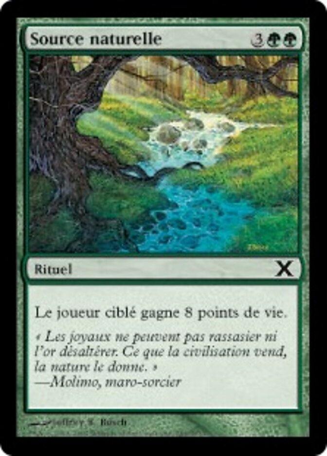 Source naturelle — Tenth Edition 281/510