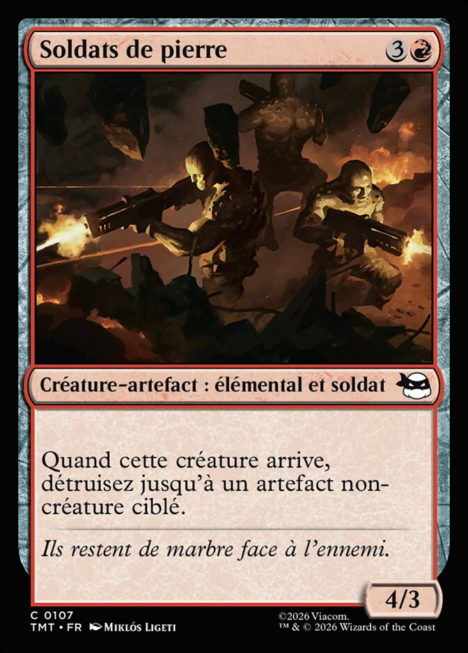 Soldats de pierre — Teenage Mutant Ninja Turtles 107/320