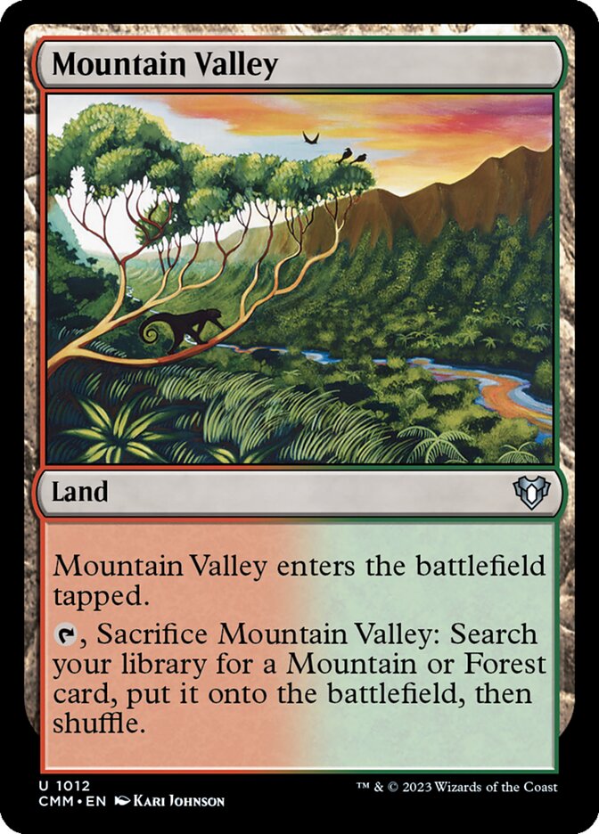 Mountain Valley — Commander Masters 1012/1067