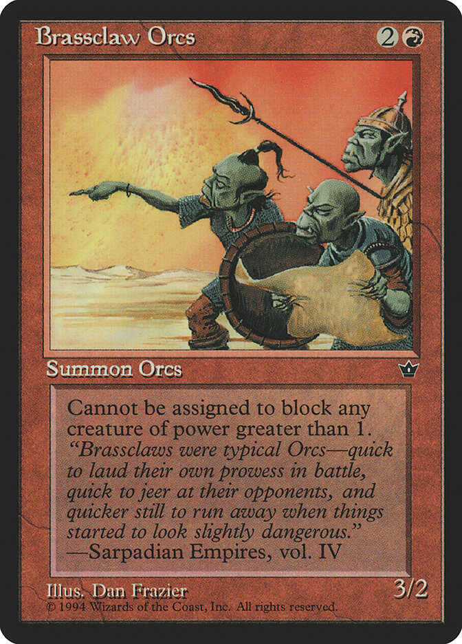 Brassclaw Orcs — Fallen Empires 49b/187