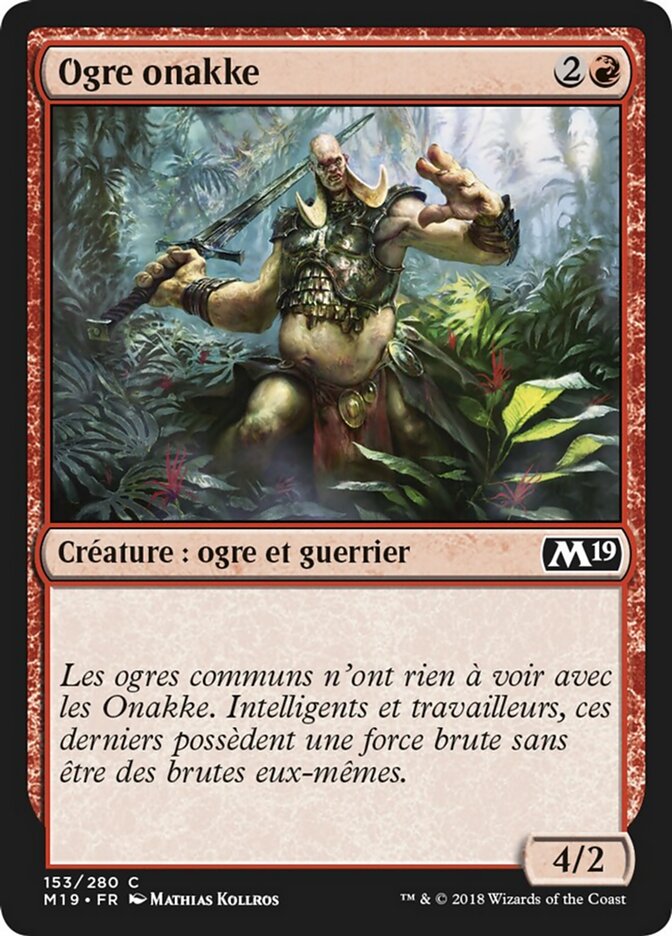 Ogre onakke — Core Set 2019 153/314