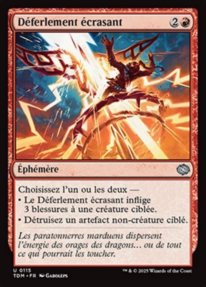 Déferlement écrasant — Tarkir: Dragonstorm 115/427