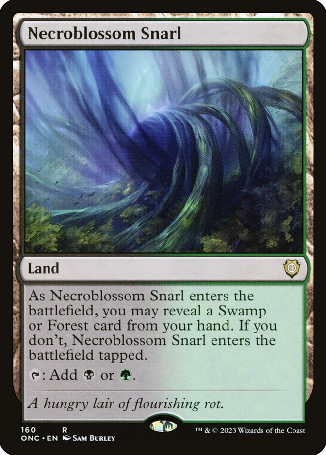 Necroblossom Snarl — Phyrexia: All Will Be One Commander 160/174