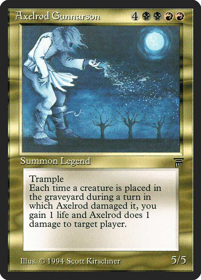 Axelrod Gunnarson — Legends 219/310