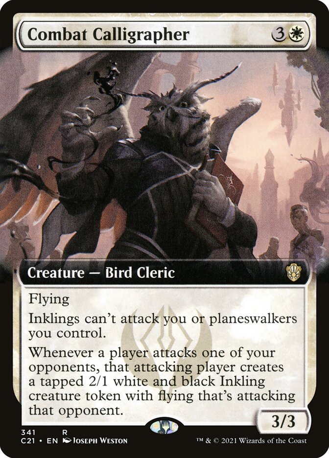Combat Calligrapher — Commander 2021 341/409