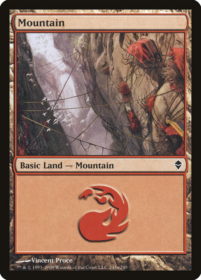 Mountain — Zendikar 245a/269