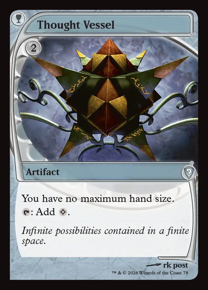 Thought Vessel — Mystery Booster Commander Edition 78/80