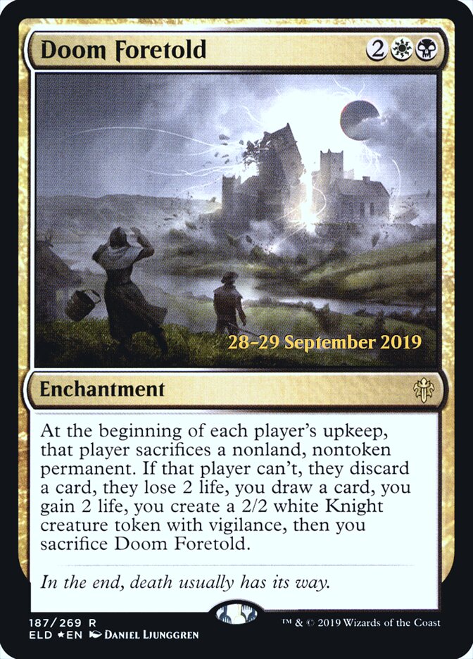 Doom Foretold — Throne of Eldraine Promos 187s/138