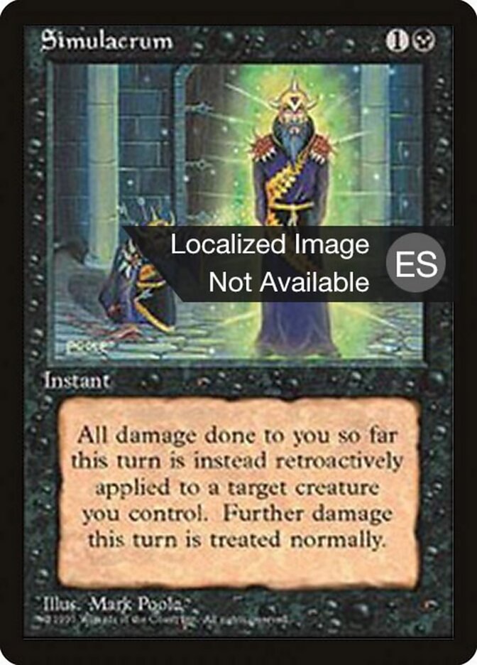 Simulacrum — Fourth Edition Foreign Black Border 161/378