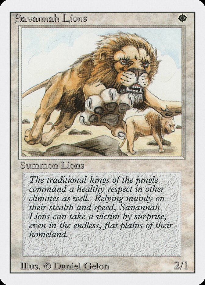 Savannah Lions — Revised Edition 39/306