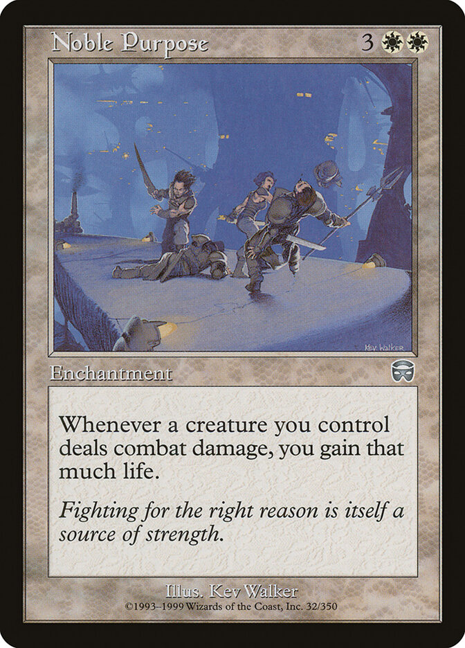 Noble Purpose — Mercadian Masques 32/350