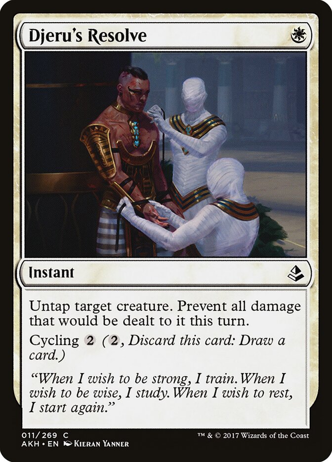 Djeru's Resolve — Amonkhet 11/287