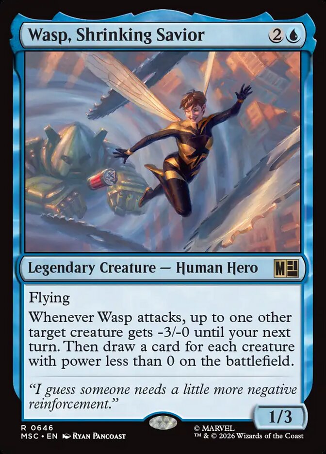 Wasp, Shrinking Savior — Marvel Super Heroes Commander 646/866