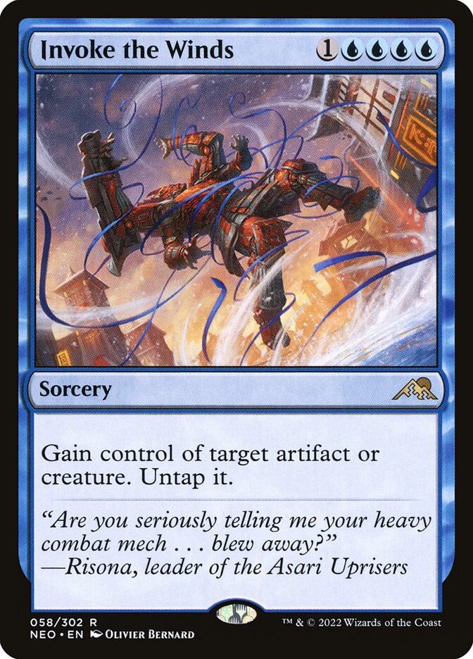Invoke the Winds — Kamigawa: Neon Dynasty 58/531