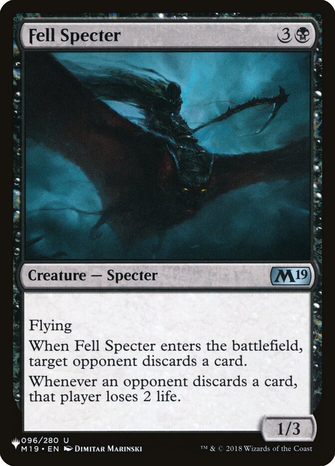 Fell Specter — The List M19-96/5581