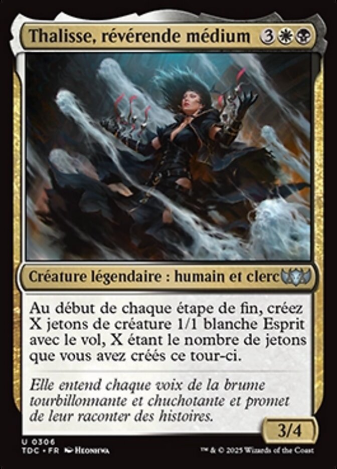 Thalisse, révérende médium — Tarkir: Dragonstorm Commander 306/413