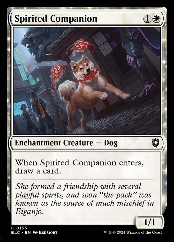 Spirited Companion — Bloomburrow Commander 155/356