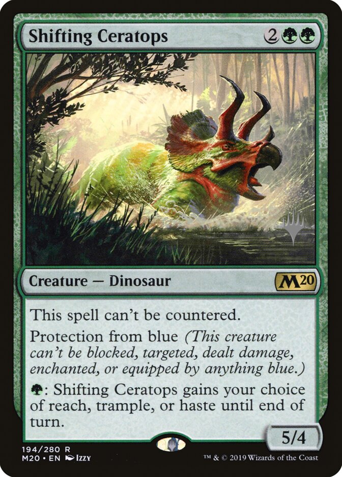 Shifting Ceratops — Core Set 2020 Promos 194p/144