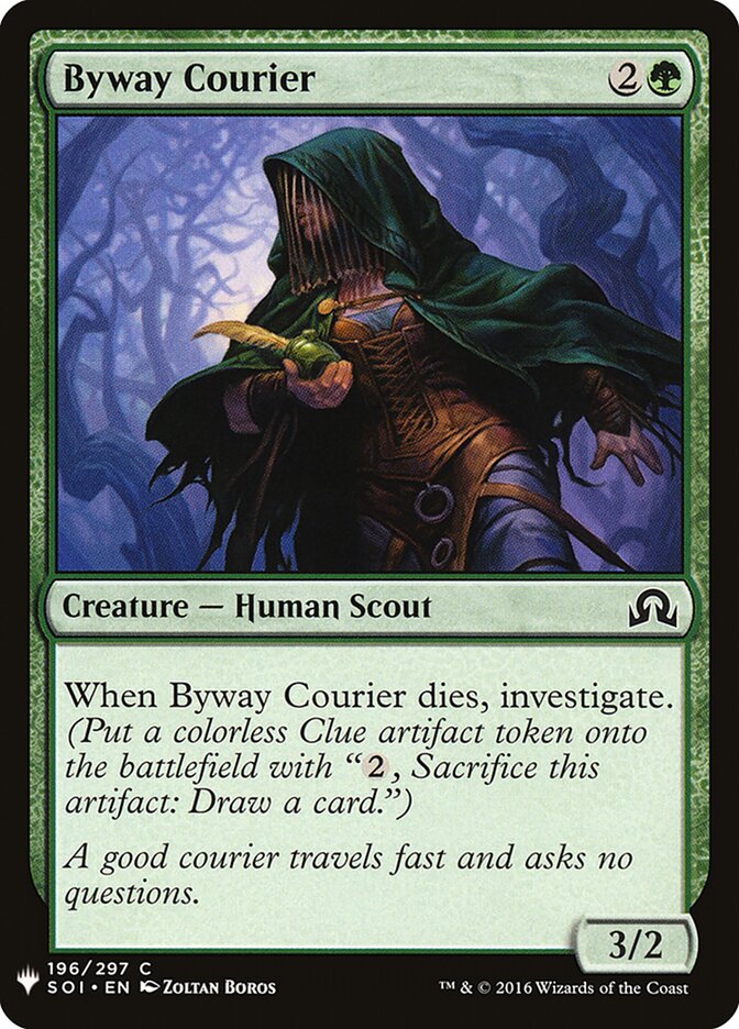 Byway Courier — The List SOI-196/5581