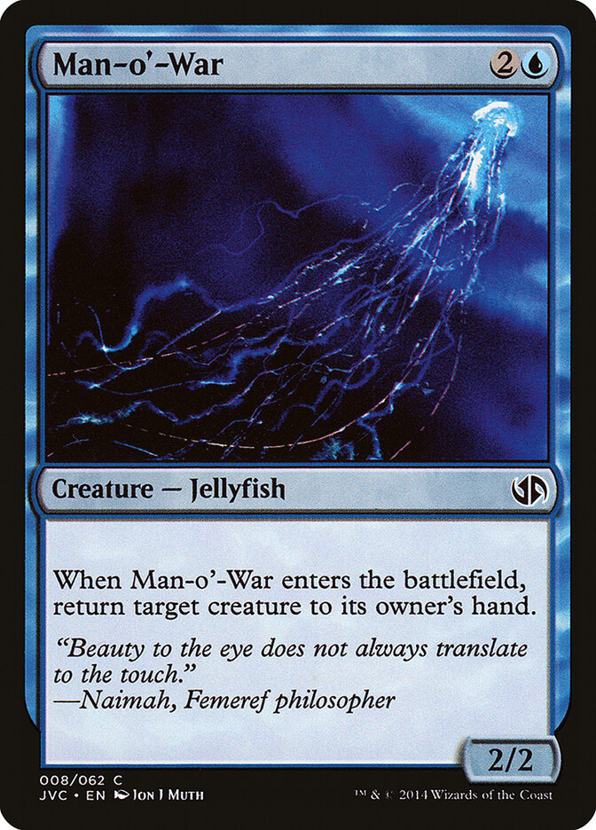 Man-o'-War — Duel Decks Anthology: Jace vs. Chandra 8/62