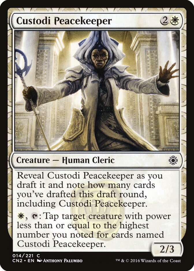 Custodi Peacekeeper — Conspiracy: Take the Crown 14/222