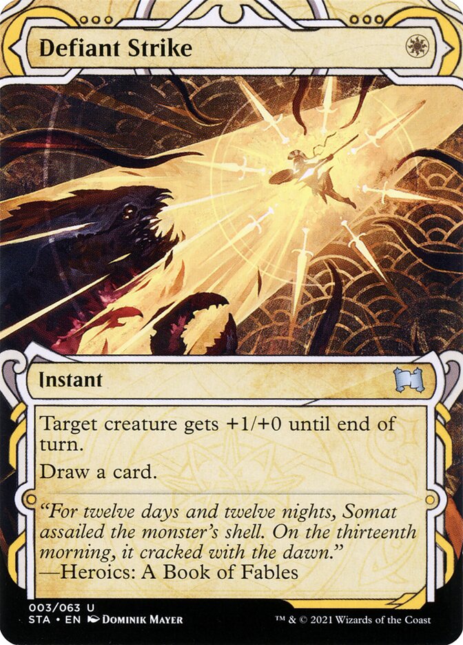 Defiant Strike — Strixhaven Mystical Archive 3/126