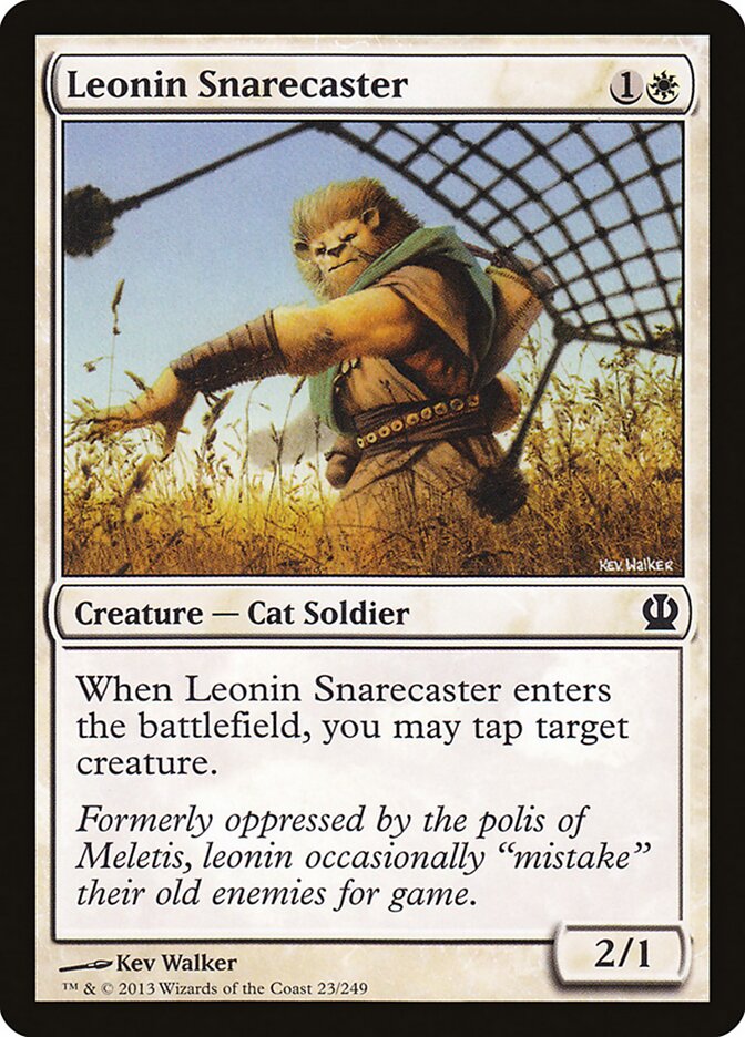 Leonin Snarecaster — Theros 23/249