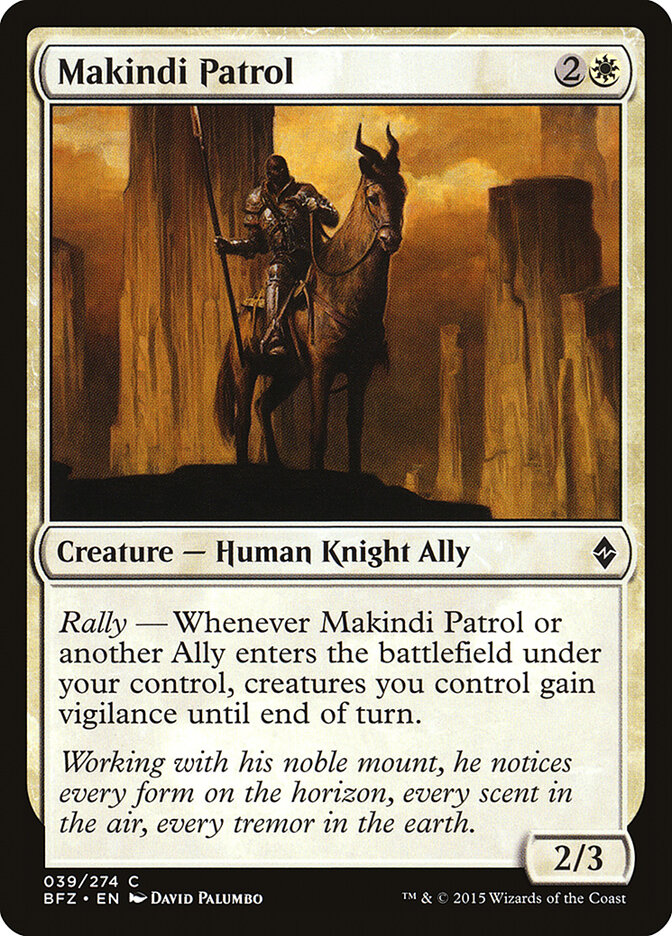 Makindi Patrol — Battle for Zendikar 39/299