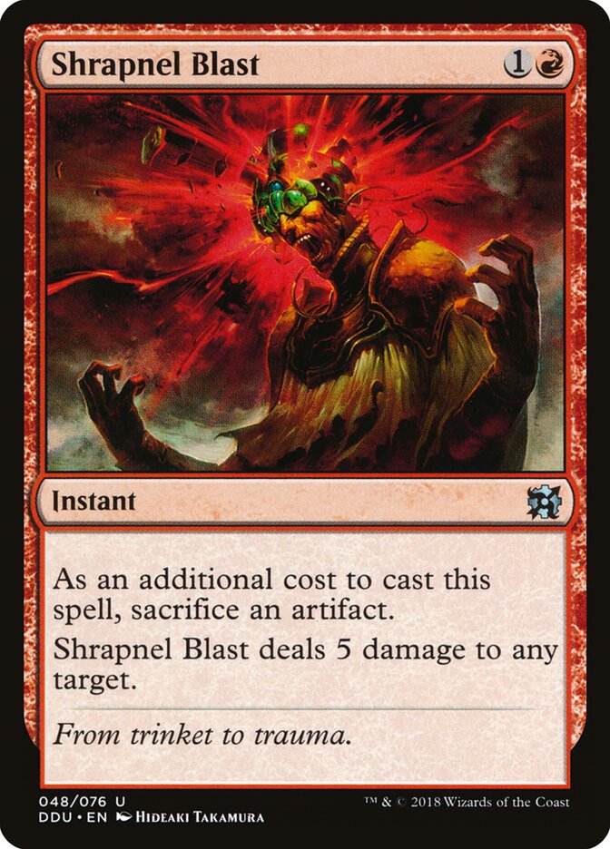 Shrapnel Blast — Duel Decks: Elves vs. Inventors 48/76