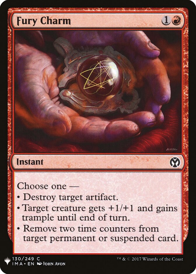 Fury Charm — The List IMA-130/5581