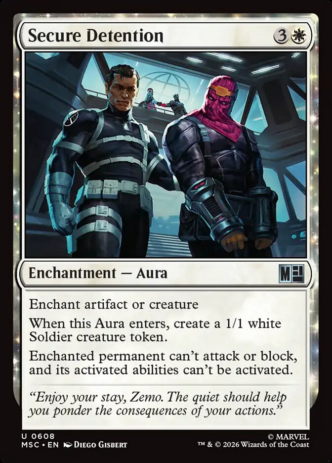 Secure Detention — Marvel Super Heroes Commander 608/866