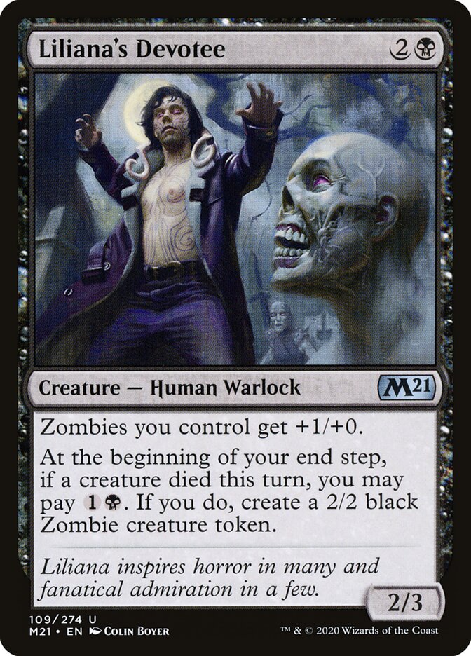 Liliana's Devotee — Core Set 2021 109/397