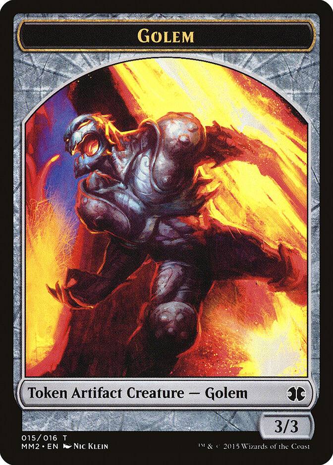 Golem — Modern Masters 2015 Tokens 15/16