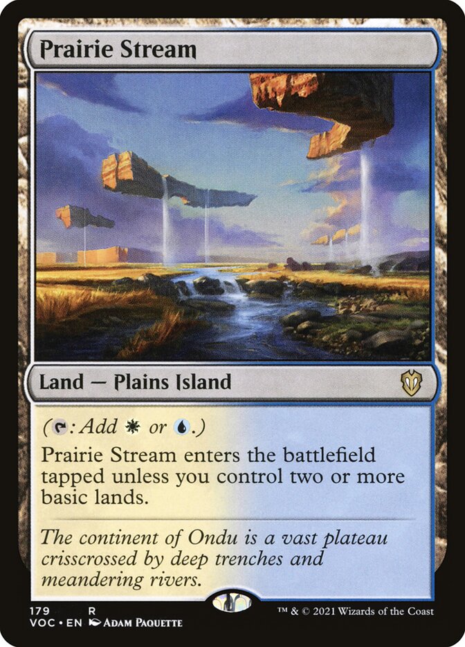 Prairie Stream — Crimson Vow Commander 179/188