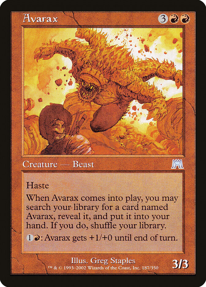 Avarax — Onslaught 187/350