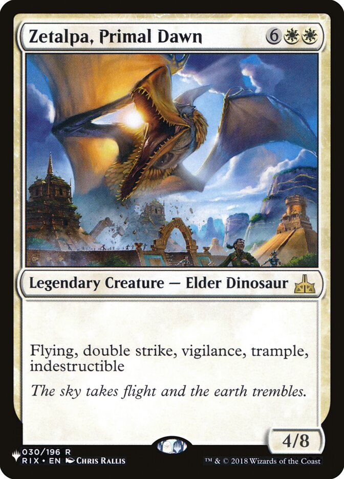 Zetalpa, Primal Dawn — The List RIX-30/5581