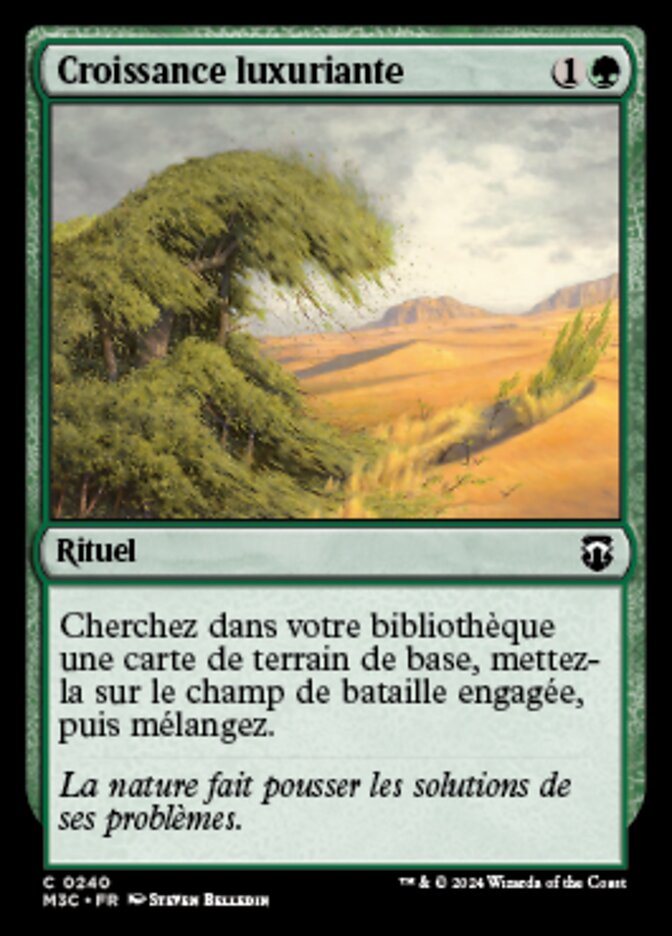 Croissance luxuriante — Modern Horizons 3 Commander 240/398