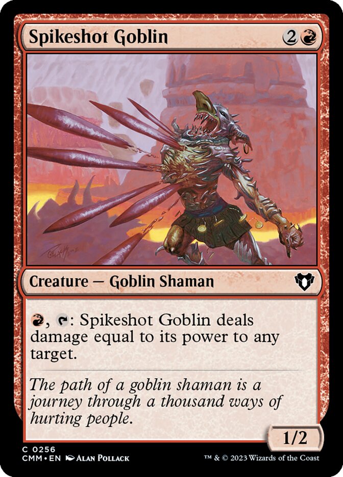 Spikeshot Goblin — Commander Masters 256/1067