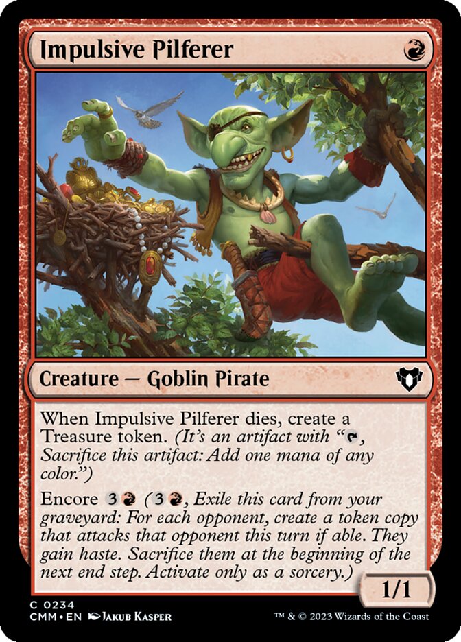 Impulsive Pilferer — Commander Masters 234/1067