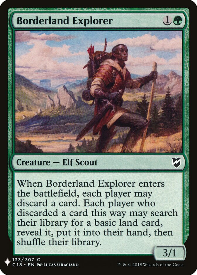Borderland Explorer — The List C18-133/5581